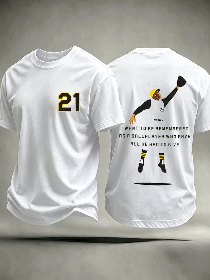 Men's Puerto Rico Baseball Print Short-Sleeve T-Shirt