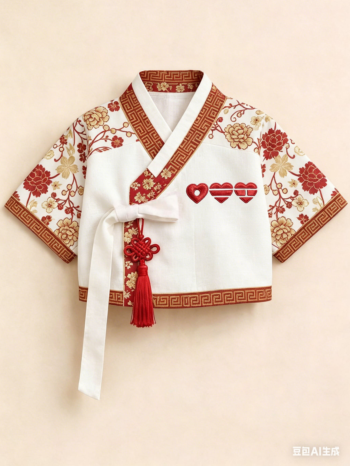 Women Concert-Inspired Jeogori Hanbok Top With Tassel