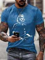 Men's Print Casual Printed T-shirt