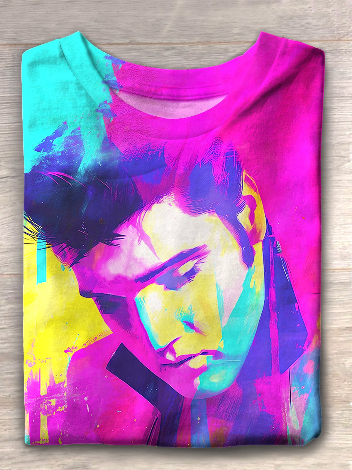 The King Rock'n Roll Printed Crew Neck T-shirt