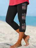 Women's Texas Strong Print Casual Leggings