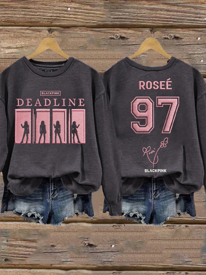 Women's Music Art Print Sweatshirt