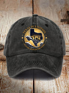 Retro Texas Strong Texas Is A Nation In Every Sense Of The Word Print Baseball Cap