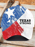 Unisex Texas Strong Print Baseball Cap