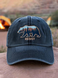 Retro Save The Forest Service Print Baseball Cap