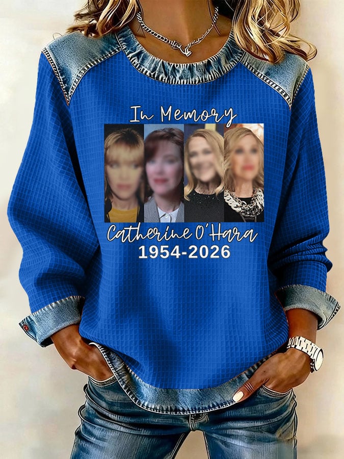 Women's Retro In Memory 1954-2026 Printed Sweatshirt