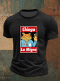 Men's Chinga La Migra Print T-shirt