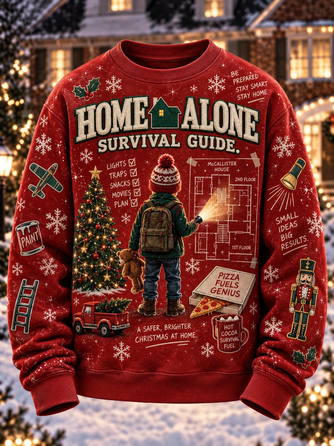 🔥🔥2nd 50% Off 🔥🔥Christmas Print men's Sweatshirt