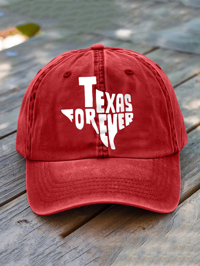 Unisex Texas Forever Print Hat