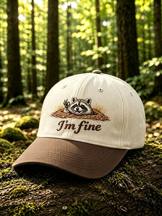 Men'S And Women'S Casual in a world full of trash panda Be a Jimothy Print Hats