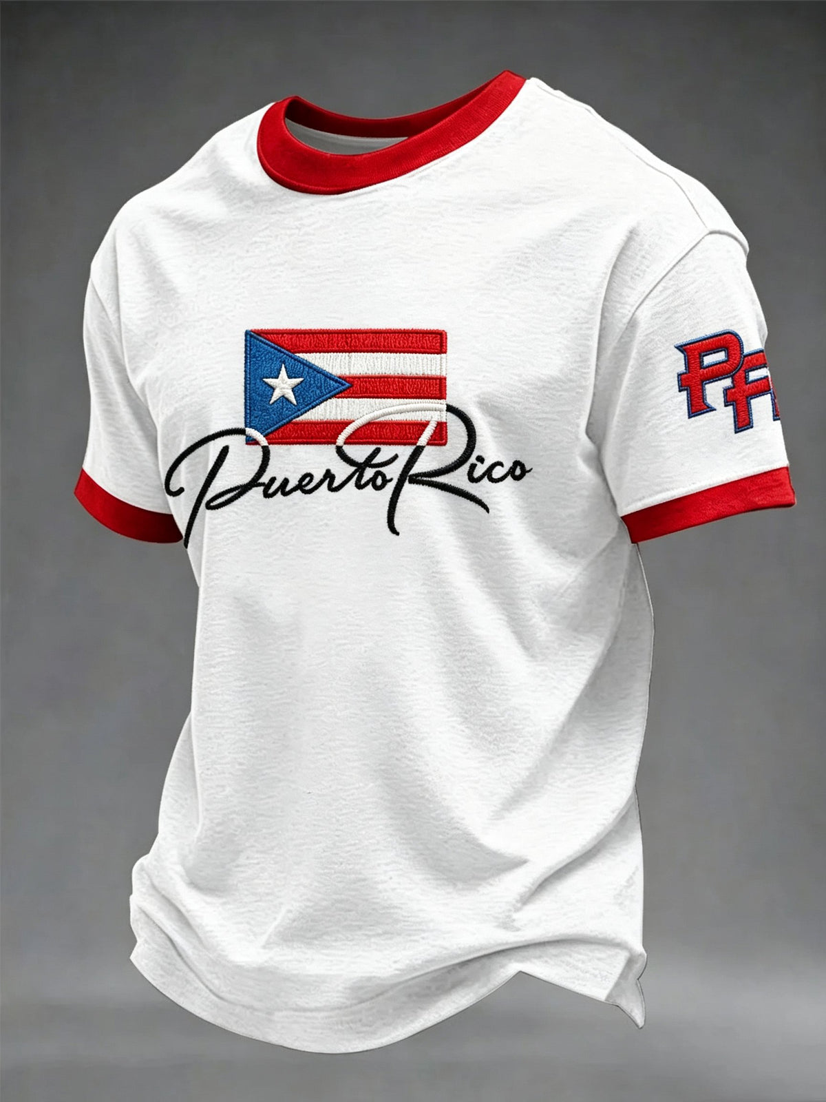 Men's Puerto Rico Print Short-Sleeve T-Shirt