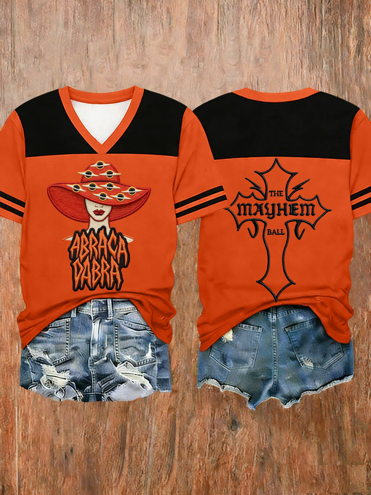 Women's The Mayhem Ball Print Shirt