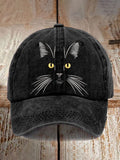 Unisex Animal Cat Print Baseball Cap