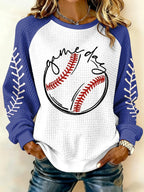 Women's Retro Baseball Game Day  Sweatshirt