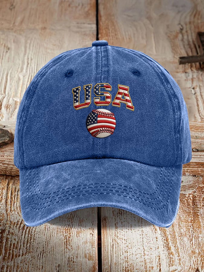 USA Baseball Print Baseball Cap