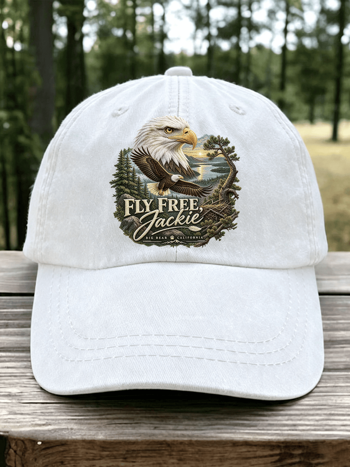 Unisex Fly Free Jackie Printed Hat
