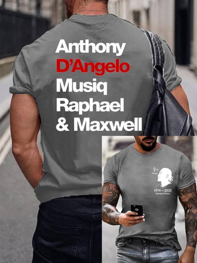 Men's  Neo Soul Printed Casual T-shirt