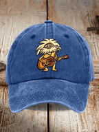 Band singer printed casual baseball cap