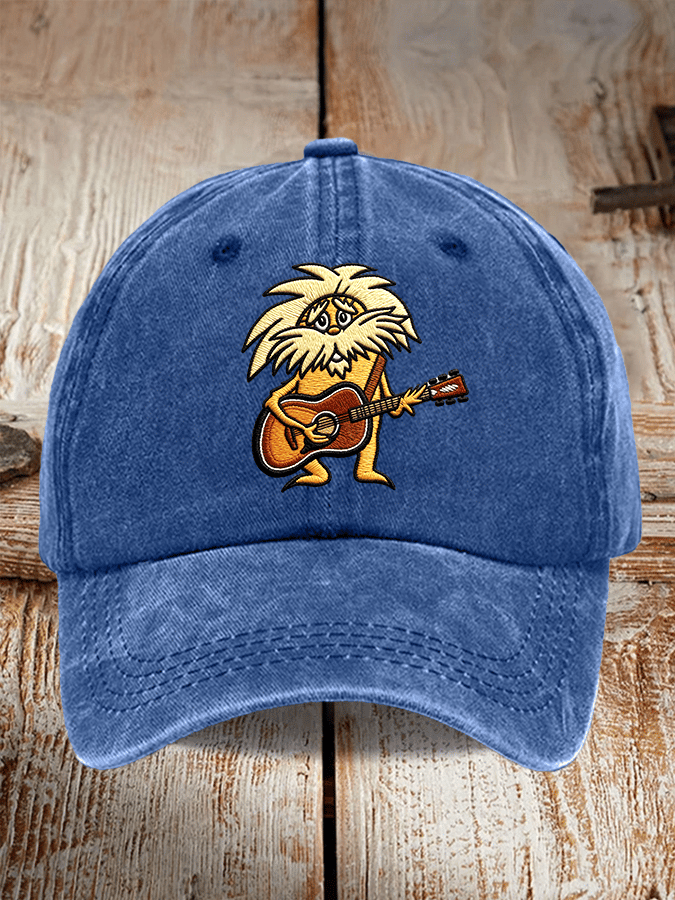 Band singer printed casual baseball cap