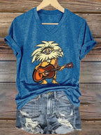Women's Casual Printed Short-Sleeve T-Shirt