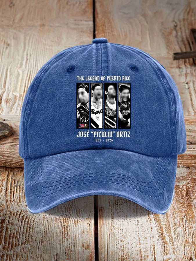 Unisex THE LEGEND OF PUERTO RICO Printed Hat