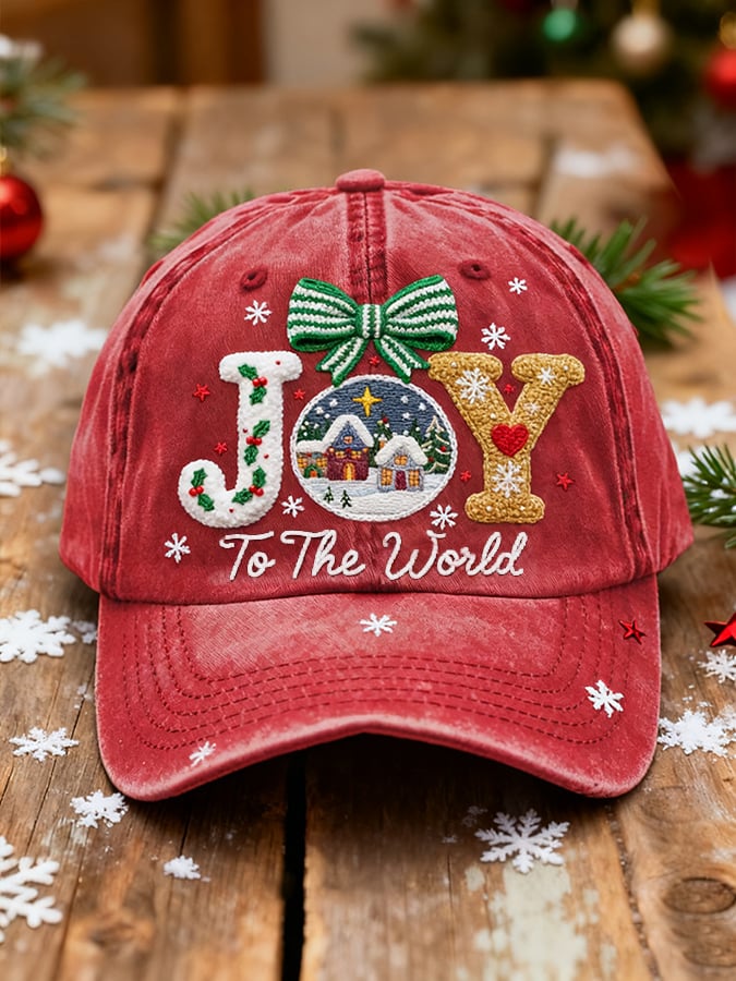 Unisex Casual Christmas Jesus Washed Cotton Hat