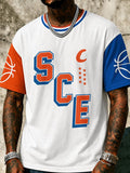 Men's Basketball Print Short-Sleeve T-Shirt
