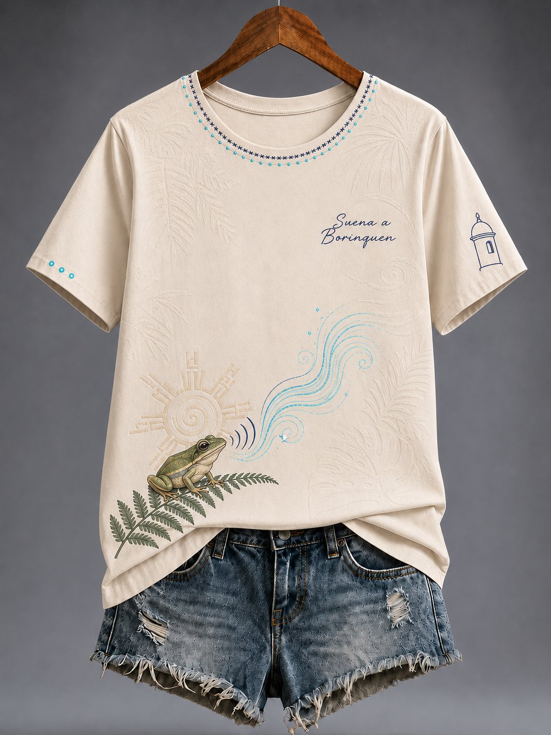 Women's Suena a Borinquen Printed T-shirt