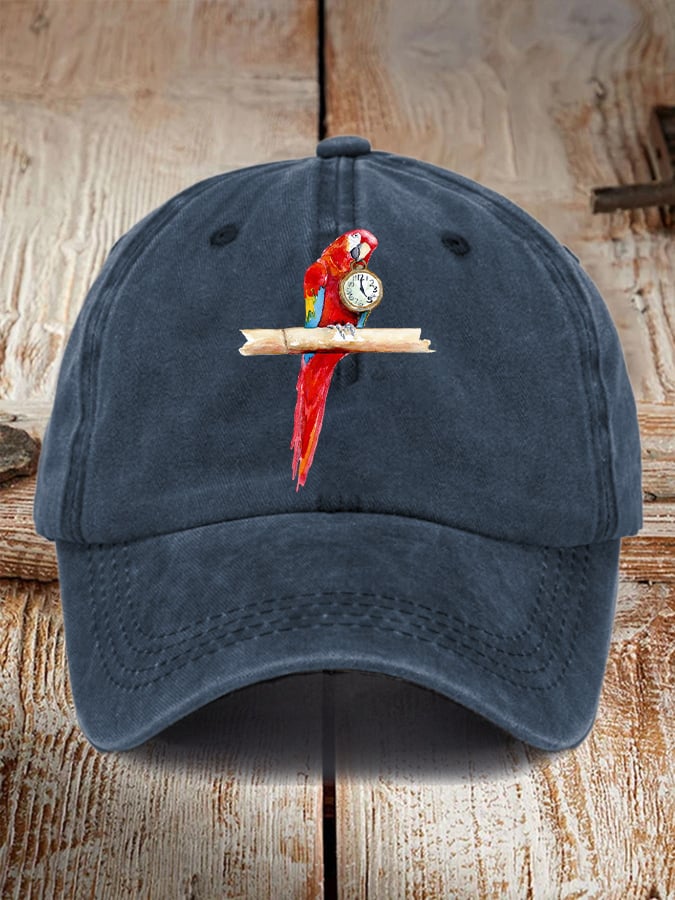 Retro 5 O'Clock Print Baseball Cap