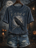 Women'S Casual Halloween Print T-Shirt