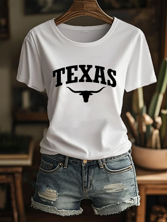 Women's Texas Stronger Than the Storm Print T-shirt