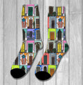 Puerto Rico's diverse landmarks and colorful densely packed Printed Socks