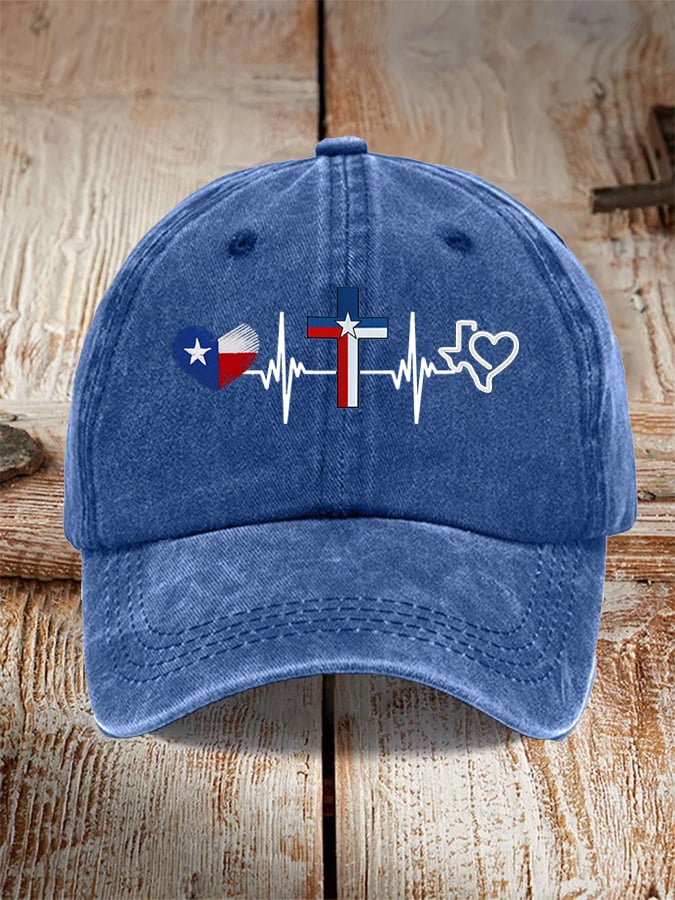 Unisex  Texas Faith Printed Hats