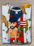 Puerto Rico Singer Printed Crew Neck T-shirts