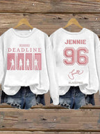 Women's Music Art Print Sweatshirt