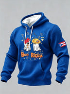 Men'S Puerto Rico Halloween casual print hoodie