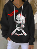 Halloween Terrorists Women's Print Casual Hoodies