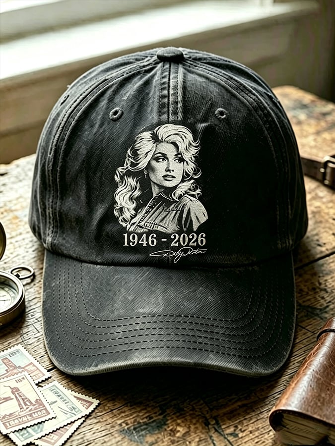 Unisex Country Music Legend Tribute Printed Hat