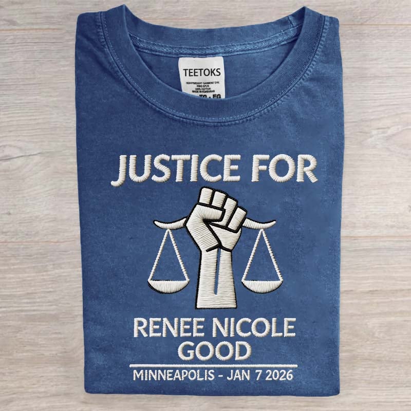 Women's Justice Light Round Neck Printed Casual T-shirt