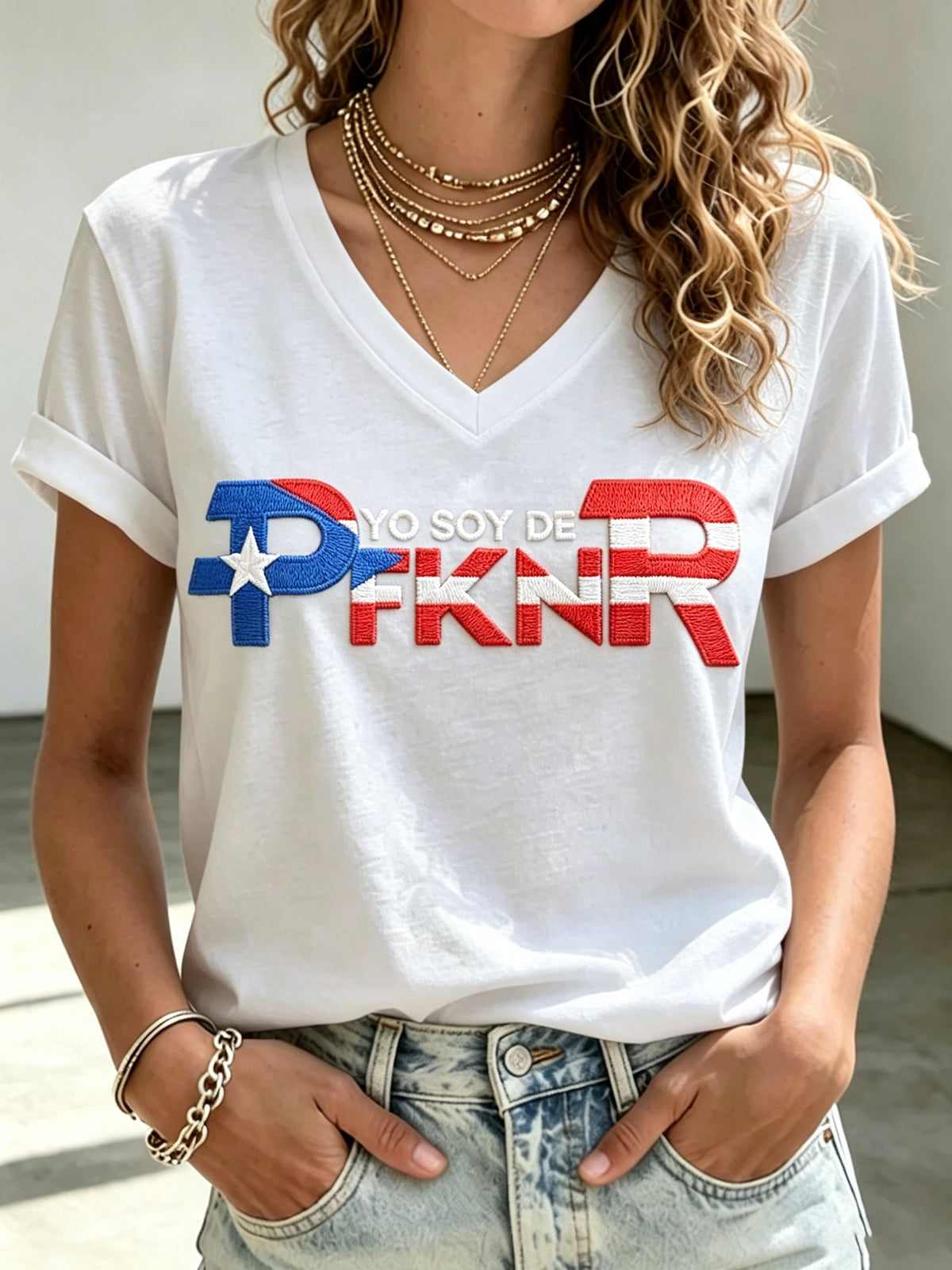 Women's Puerto Rico Print T-shirt