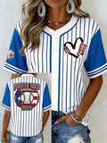 Women'S Puerto Rican Baseball Print Baseball Jersey