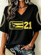 Women's Printed Casual Top