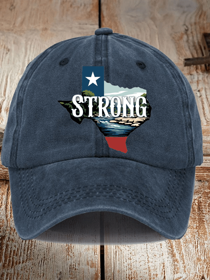 Texas Strong Printed Hat