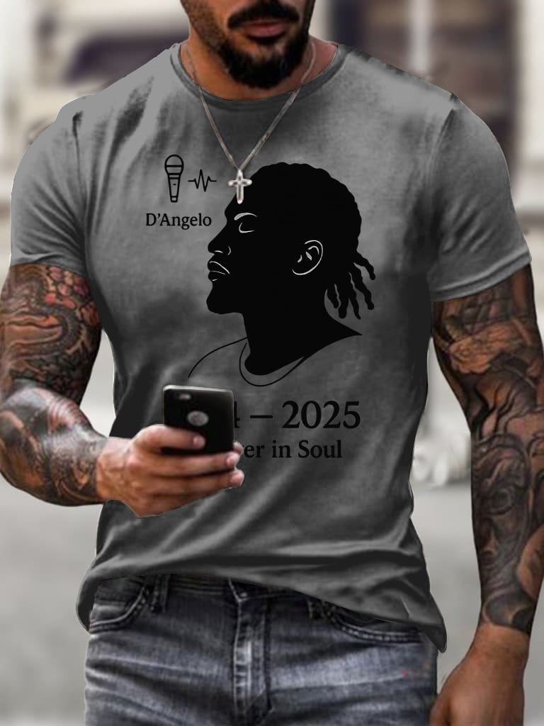 Men's  Neo Soul Printed Casual T-shirt
