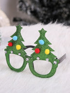 Christmas Party Decoration Glasses Frame