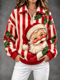 Women's Winter Christmas Flannel Top