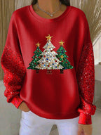Women'S Christmas Casual Round Neck Sweatshirt