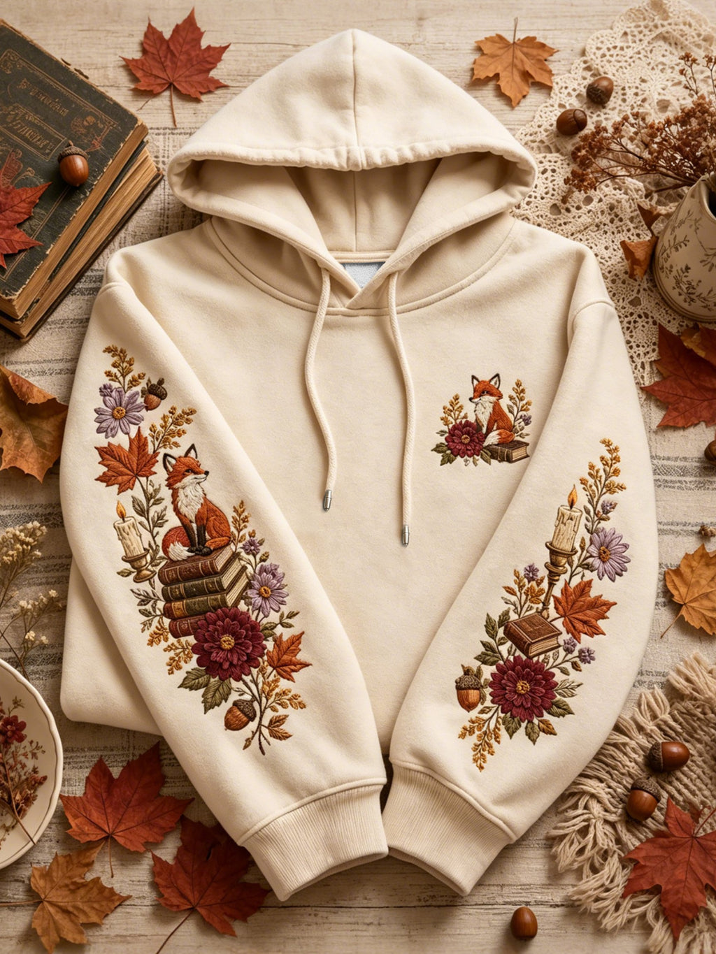 Women's Autumn Casual Printed Hoodie