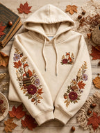 Women's Autumn Casual Printed Hoodie