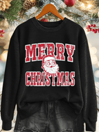 Women's Merry Christmas Print Sweatshirt